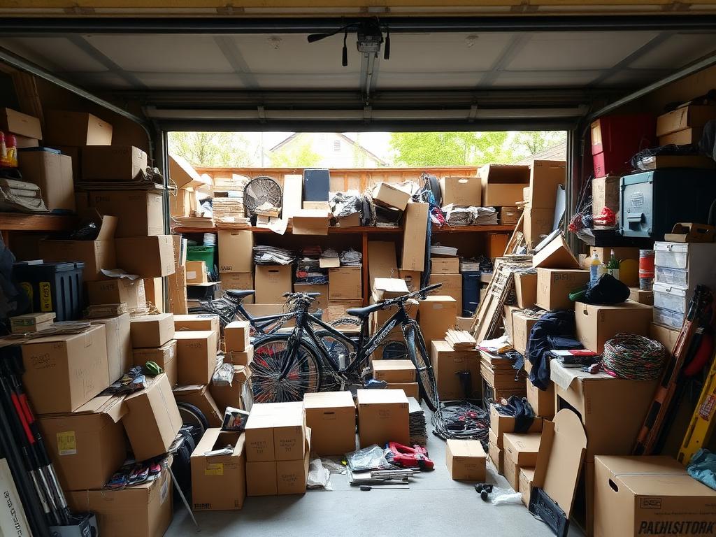 Garage Cleanout — before